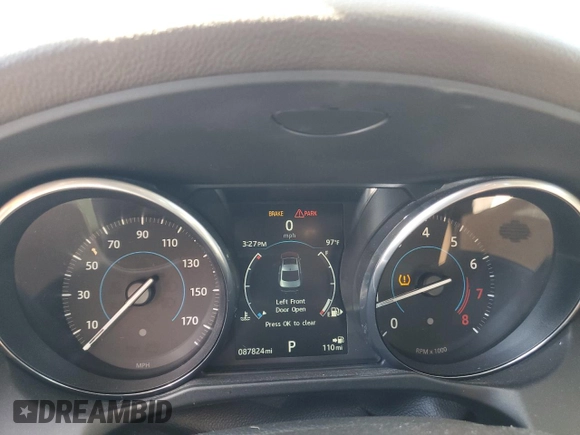 2016 Jaguar XF 35t Premium with VIN SAJBD4BV8GCY06272, listed as a Copart auction lot 72278994 with 87,824 mi miles and Salvage Title. Bid and sale history available at carsss.com. Image 9.