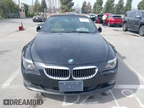 2010 BMW 6 Series 650i with VIN WBAEB5C56AC225184, listed as a IAAI auction lot 41698550 with 105,648 mi miles and . Bid and sale history available at carsss.com. Image 12.