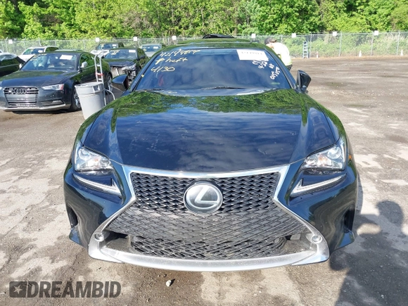2016 Lexus RC with VIN JTHSE5BC3G5006739, listed as a IAAI auction lot 42149914 with 97,244 mi miles. Bid and sale history available at carsss.com. Image 6.