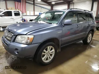 2006 Toyota Highlander Hybrid with VIN JTEEW21A560018134, listed as a Copart auction lot 46332355 with 215,681 mi miles and Clean Title. Bid and sale history available at carsss.com. Image 1.