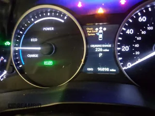 2014 Lexus ES 300h Hybrid with VIN JTHBW1GG6E2047687, listed as a Copart auction lot 44827745 with 96,898 mi miles and Salvage Title. Bid and sale history available at carsss.com. Image 9.