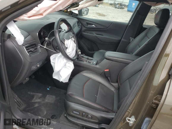 2024 Chevrolet Equinox RS with VIN 3GNAXMEG0RL161372, listed as a Copart auction lot 76330864 with 11,312 mi miles and Salvage title. Bid and sale history available at DreamBid. Image 7.