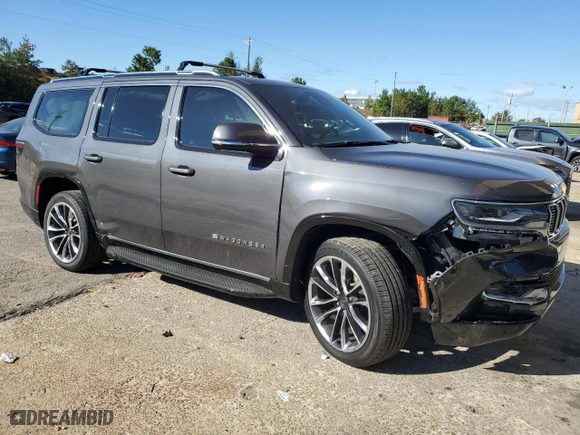 2022 Jeep Wagoneer Series II with VIN 1C4SJUBTXNS152030, listed as a Copart auction lot 72987684 with 35,622 mi miles and Salvage Title. Bid and sale history available at carsss.com. Image 4.