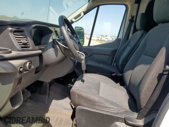 2021 Ford Transit Cargo with VIN 1FTBR1C8XMKA19347, listed as a Copart auction lot 54431575 with 161,668 mi miles and Salvage title. Bid and sale history available at DreamBid. Image 7.