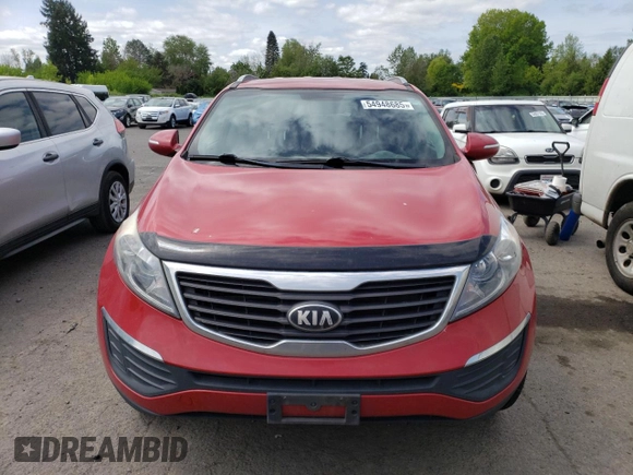 2013 Kia Sportage LX with VIN KNDPBCA2XD7500836, listed as a Copart auction lot 54948685 with 96,591 mi miles and Clean Title. Bid and sale history available at carsss.com. Image 5.