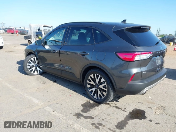 2020 Ford Escape SE Sport Hybrid with VIN 1FMCU0BZ3LUC49186, listed as a IAAI auction lot 42367825 with 28,362 mi miles and . Bid and sale history available at DreamBid. Image 3.
