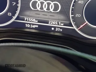 2018 Audi A5 Sportback Premium Plus with VIN WAUENCF52JA133055, listed as a IAAI auction lot 41644106 with 71,558 mi miles. Bid and sale history available at carsss.com. Image 15.