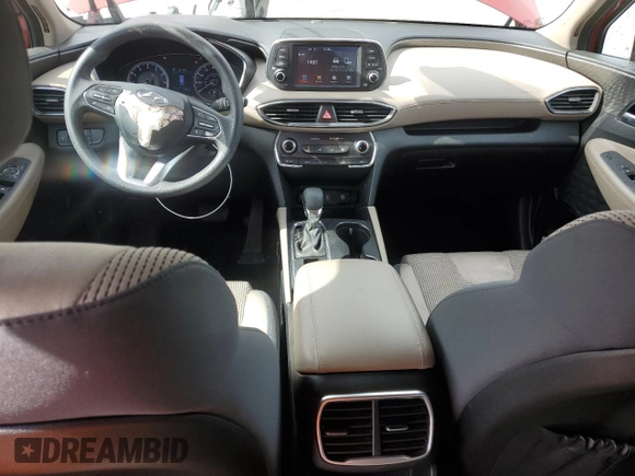 2019 Hyundai Santa Fe SE with VIN 5NMS2CAD9KH062750, listed as a Copart auction lot 54256635 with 113,742 mi miles and Salvage title. Bid and sale history available at DreamBid. Image 8.