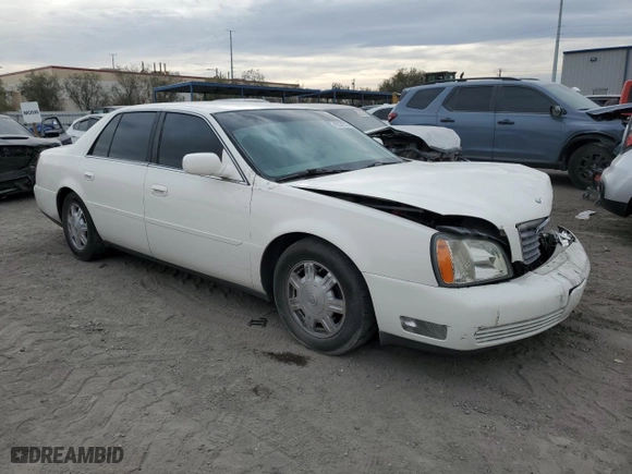2004 Cadillac DeVille with VIN 1G6KD54Y44U116247, listed as a Copart auction lot 42231575 with 98,660 mi miles and Salvage Title. Bid and sale history available at carsss.com. Image 4.