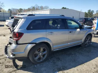 2015 Dodge Journey Crossroad with VIN 3C4PDCGG3FT679152, listed as a Copart auction lot 49833675 with 133,789 mi miles and Salvage Title. Bid and sale history available at DreamBid. Image 3.