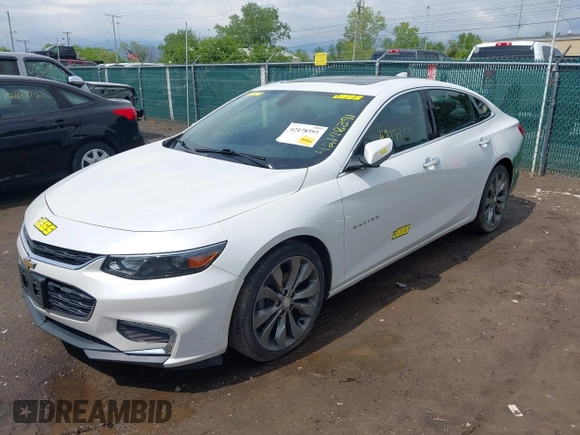 2016 Chevrolet Malibu Premier with VIN 1G1ZH5SX5GF266976, listed as a IAAI auction lot 42178391 with 134,150 mi miles and . Bid and sale history available at DreamBid. Image 17.