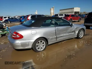 2004 Mercedes-Benz CLK 320 with VIN WDBTK65G44T019718, listed as a Copart auction lot 79489734 with 206,148 mi miles and Salvage Title. Bid and sale history available at DreamBid. Image 3.