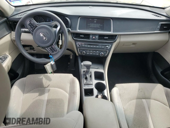 2018 Kia Optima LX with VIN 5XXGT4L34JG252045, listed as a Copart auction lot 50802485 with 65,769 mi miles and Salvage Title. Bid and sale history available at DreamBid. Image 8.