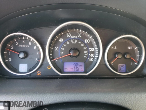 2009 Hyundai Veracruz GLS with VIN KM8NU73C09U079065, listed as a Copart auction lot 51765825 with 171,721 mi miles and Salvage title. Bid and sale history available at DreamBid. Image 9.