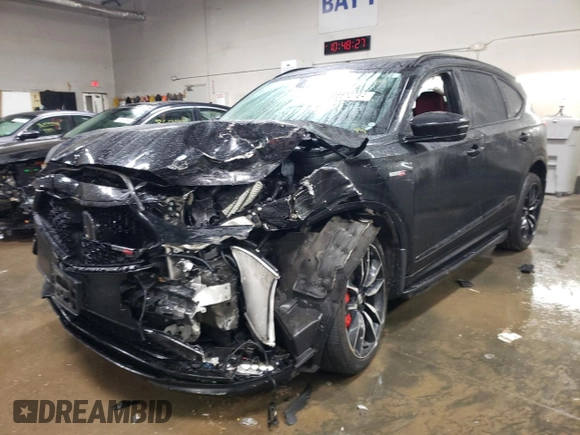 2023 Acura MDX Type S w/Advance Package with VIN 5J8YD8H80PL001286, listed as a Copart auction lot 86610724 with 41,838 mi miles and Salvage Title. Bid and sale history available at carsss.com. Image 1.