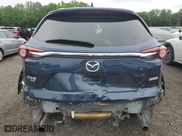 2018 Mazda CX-9 Touring with VIN JM3TCBCY8J0225549, listed as a Copart auction lot 61172975 with 89,969 mi miles and Salvage title. Bid and sale history available at DreamBid. Image 6.