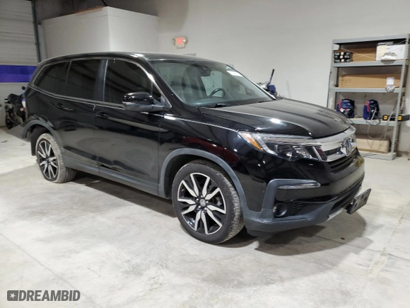 2019 Honda Pilot EX-L with VIN 5FNYF5H59KB024574, listed as a Copart auction lot 50397855 with 56,599 mi miles and Salvage Title. Bid and sale history available at carsss.com. Image 4.