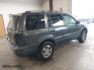 2005 Honda Pilot EX-L with RES with VIN 2HKYF18655H521175, listed as a IAAI auction lot 41490812 with 357,033 mi miles. Bid and sale history available at carsss.com. Image 4.