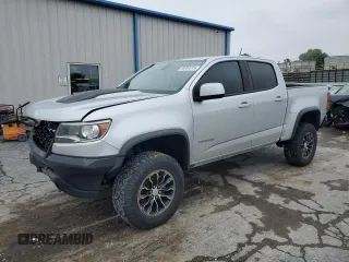 2018 Chevrolet Colorado 4WD ZR2 with VIN 1GCGTEEN7J1202580, listed as a Copart auction lot 59781915 with 119,037 mi miles and Salvage title. Bid and sale history available at DreamBid. Image 1.