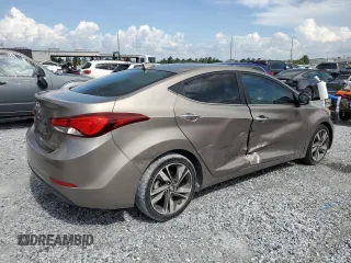 2014 Hyundai Elantra SE with VIN 5NPDH4AE3EH474370, listed as a Copart auction lot 62988025 with 87,653 mi miles and Salvage title. Bid and sale history available at DreamBid. Image 3.