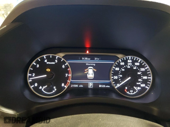 2024 Nissan Sentra SV with VIN 3N1AB8CV2RY267862, listed as a Copart auction lot 44721235 with 21,506 mi miles and Salvage Title. Bid and sale history available at carsss.com. Image 9.