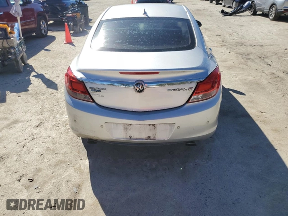 2011 Buick Regal with VIN 2G4GW5EV8B9190715, listed as a Copart auction lot 45651395 with 157,996 mi miles and Clean Title. Bid and sale history available at DreamBid. Image 6.