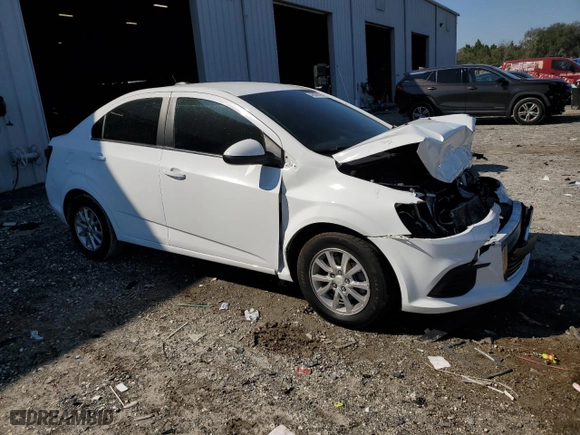 2017 Chevrolet Sonic LT with VIN 1G1JD5SH6H4130810, listed as a Copart auction lot 46839195 with 0 mi miles and Salvage Title. Bid and sale history available at carsss.com. Image 4.