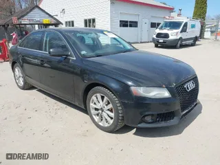 2011 Audi A4 2.0T Premium Plus with VIN WAUFFAFL2BN044780, listed as a IAAI auction lot 42082205 with 185,820 mi miles. Bid and sale history available at carsss.com. Image 1.