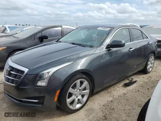 2015 Cadillac ATS Sedan Standard RWD with VIN 1G6AA5RA7F0118343, listed as a Copart auction lot 76198004 with 88,847 mi miles and Salvage Title. Bid and sale history available at carsss.com. Image 1.