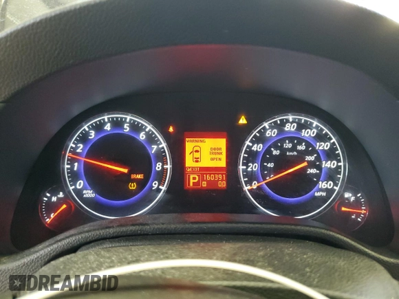 2007 Infiniti G35 G35x with VIN JNKBV61F97M801169, listed as a Copart auction lot 49737244 with 160,391 mi miles and Clean Title. Bid and sale history available at DreamBid. Image 9.