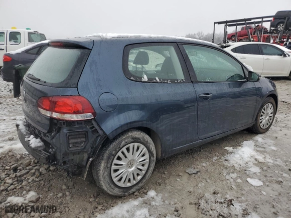 2013 Volkswagen Golf w/Conv & Sunroof with VIN WVWBB7AJ7DW115040, listed as a Copart auction lot 44748295 with 96,756 mi miles and Salvage Title. Bid and sale history available at carsss.com. Image 3.