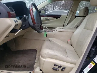 2010 Lexus LS 460 with VIN JTHCL5EF6A5007228, listed as a Copart auction lot 45401605 with 164,195 mi miles and Salvage title. Bid and sale history available at DreamBid. Image 7.