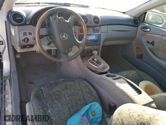 2006 Mercedes-Benz CLK 350 with VIN WDBTK56G96T064715, listed as a Copart auction lot 77665604 with Not Provided miles and Salvage Title. Bid and sale history available at DreamBid. Image 8.
