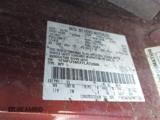 2007 Ford Expedition Eddie Bauer с VIN 1FMFU185X7LA72588, выставлен на аукционе IAAI как лот 41740134 с пробегом Не указан миль и . История ставок и продаж доступна на DreamBid. Изображение 9.
