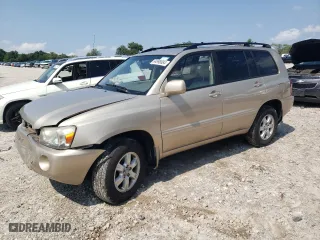 2005 Toyota Highlander with VIN JTEHD21A550036926, listed as a Copart auction lot 64998684 with 153,052 mi miles and Non Repairable. Bid and sale history available at carsss.com. Image 1.