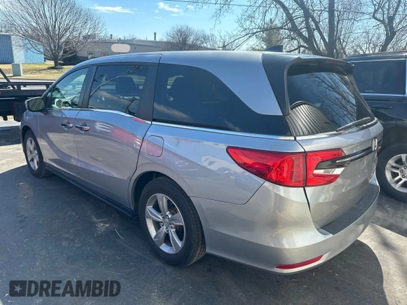 2022 Honda Odyssey EX with VIN 5FNRL6H50NB022655, listed as a Copart auction lot 51377325 with 26,325 mi miles and Clean Title. Bid and sale history available at DreamBid. Image 3.
