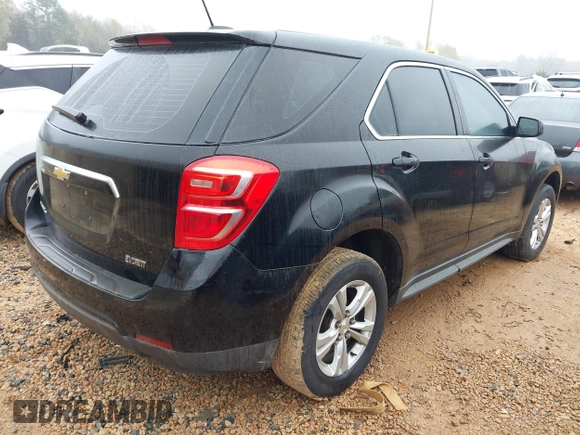 2017 Chevrolet Equinox LS with VIN 2GNALBEKXH1526015, listed as a IAAI auction lot 41935298 with 118,283 mi miles and . Bid and sale history available at carsss.com. Image 4.