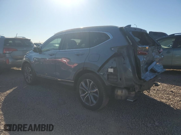 2020 Honda CR-V Touring with VIN 7FARW1H9XLE013377, listed as a Copart auction lot 80741674 with 107,317 mi miles and Salvage Title. Bid and sale history available at carsss.com. Image 2.