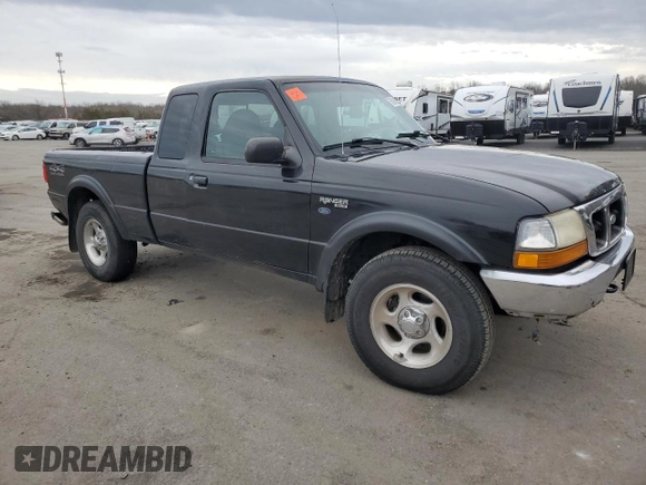 2000 Ford Ranger XLT with VIN 1FTZR15X3YTA72801, listed as a Copart auction lot 85094284 with 197,361 mi miles and Salvage Title. Bid and sale history available at carsss.com. Image 4.