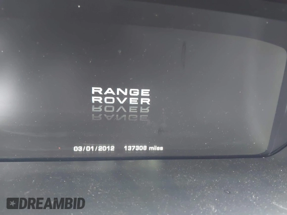 2013 Land Rover Range Rover HSE with VIN SALGS2DF7DA104321, listed as a IAAI auction lot 42315863 with 137,308 mi miles and . Bid and sale history available at DreamBid. Image 7.