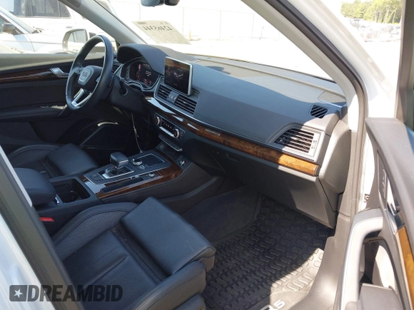 2019 Audi Q5 Premium Plus z VIN WA1BNAFY1K2139360, wystawiony jako IAAI lot #42465344 z przebiegiem 84 156 mil mil oraz . Historia ofert i sprzedaży dostępna na DreamBid. Obrazek 5.