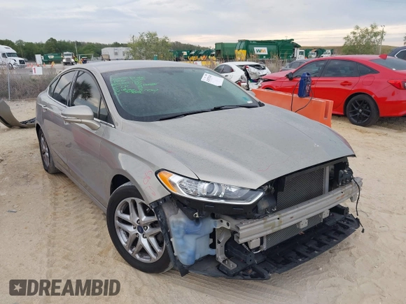 2015 Ford Fusion SE with VIN 3FA6P0H70FR211303, listed as a IAAI auction lot 41879349 with 104,896 mi miles. Bid and sale history available at carsss.com. Image 1.