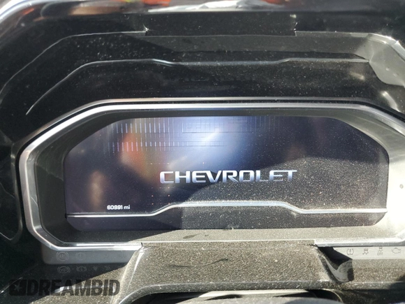 2023 Chevrolet Silverado 1500 RST with VIN 1GCUDEE87PZ141591, listed as a Copart auction lot 76496604 with 60,891 mi miles and Salvage Title. Bid and sale history available at DreamBid. Image 9.