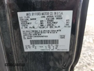2004 Ford F-150 XL with VIN 1FTRF14WX4NA87425, listed as a Copart auction lot 59962415 with 123,301 mi miles and Clean title. Bid and sale history available at DreamBid. Image 12.