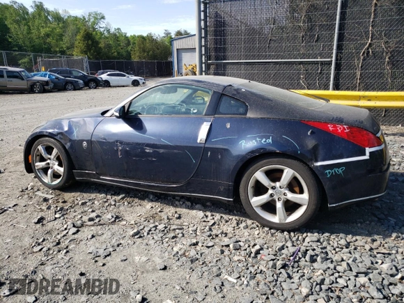 2008 Nissan 350Z Nismo z VIN JN1BZ34E48M751826, wystawiony jako Copart lot #55337265 z przebiegiem 188 638 mil mil oraz Szkoda całkowita • Salvage title. Historia ofert i sprzedaży dostępna na DreamBid. Obrazek 2.