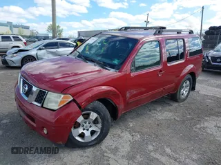 2007 Nissan Pathfinder SE with VIN 5N1AR18W87C624822, listed as a IAAI auction lot 41990477 with 220,869 mi miles. Bid and sale history available at carsss.com. Image 2.