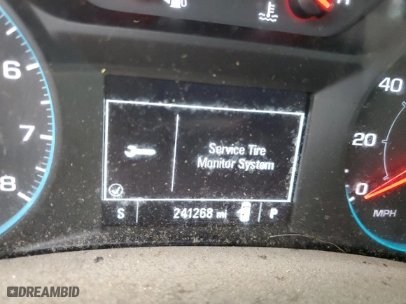 2020 Chevrolet Equinox LS with VIN 2GNAXHEV1L6168476, listed as a Copart auction lot 43011495 with 241,268 mi miles and Salvage Title. Bid and sale history available at carsss.com. Image 9.