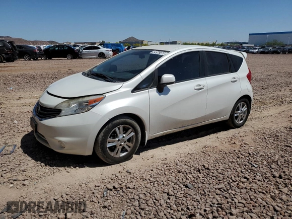 2014 Nissan Note SV with VIN 3N1CE2CP4EL383618, listed as a Copart auction lot 54979575 with 79,511 mi miles and Clean Title. Bid and sale history available at DreamBid. Image 1.