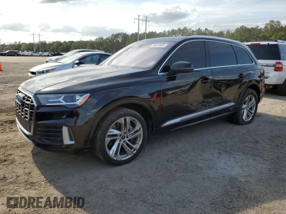 2021 Audi Q7 Premium Plus with VIN WA1LJAF73MD018781, listed as a Copart auction lot 54313365 with 113,209 mi miles and Salvage title. Bid and sale history available at DreamBid. Image 1.