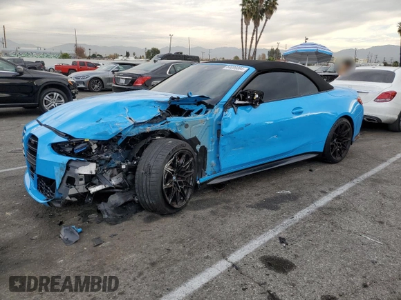 2024 BMW M4 Competition xDrive z VIN WBS33BA09RCP19220, wystawiony jako Copart lot #84696084 z przebiegiem 10 076 mil mil oraz Szkoda całkowita • Salvage title. Historia ofert i sprzedaży dostępna na DreamBid. Obrazek 1.